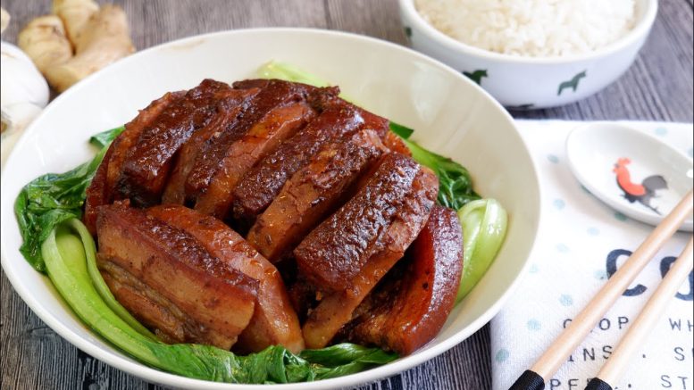 Hakka pork belly with preserved vegetable